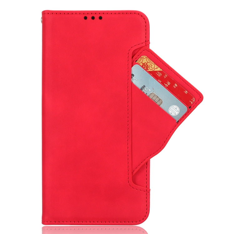 For HTC U23 / U23 Pro Skin Feel Calf Texture Card Slots Leather Phone Case(Red) - HTC by buy2fix | Online Shopping UK | buy2fix
