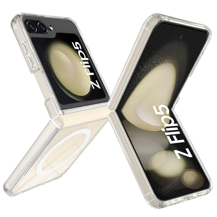 For Samsung Galaxy Z Flip5 MagSafe Transparent Acrylic Phone Case - Galaxy Z Flip5 Cases by buy2fix | Online Shopping UK | buy2fix