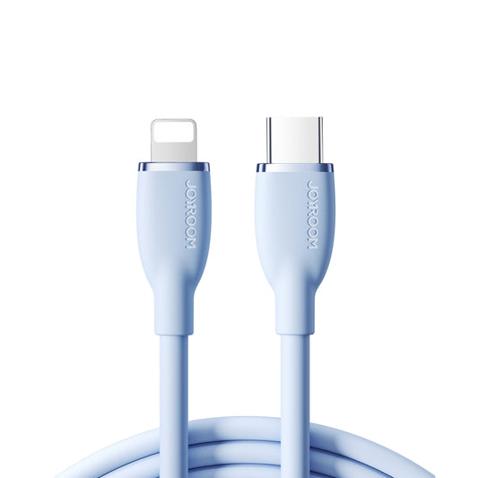 JOYROOM SA29-CL3 30W USB-C/Type-C to 8 Pin Liquid Silicone Fast Charging Data Cable, Length: 1.2m(Blue) - 2 in 1 Cable by JOYROOM | Online Shopping UK | buy2fix