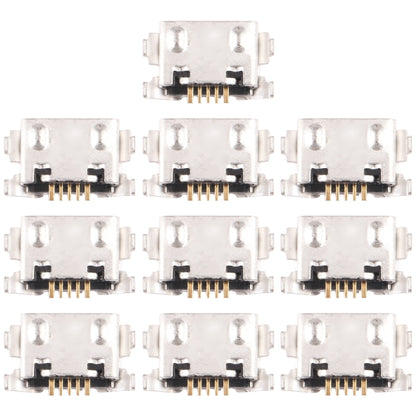 For Samsung Galaxy A12 Nacho SM-A127 10 PCS Charging Port Connector - Single Tail Connector by buy2fix | Online Shopping UK | buy2fix