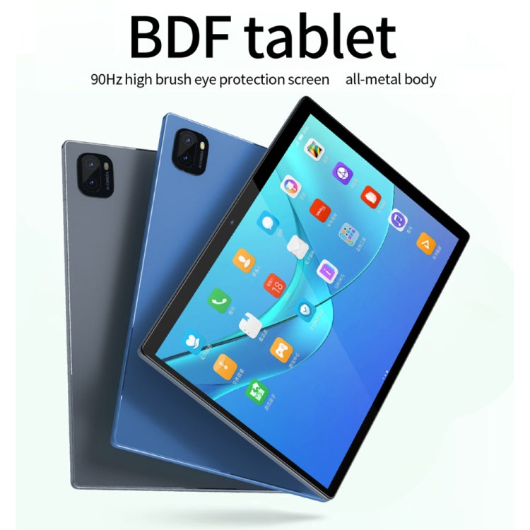 BDF P90 4G LTE Tablet PC 10.1 inch, 8GB+256GB, Android 12 MTK6762 Octa Core, Support Dual SIM, EU Plug(Grey) - BDF by BDF | Online Shopping UK | buy2fix