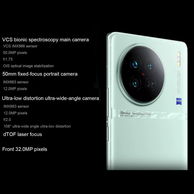 vivo X90s 5G,Triple Back Cameras, 12GB+512GB, Face ID Screen Fingerprint Identification, 6.78 inch Android 13.0 OriginOS 3 Dimensity 9200+ Octa Core, NFC, OTG, Network: 5G, Support Google Play(Red) - vivo by vivo | Online Shopping UK | buy2fix