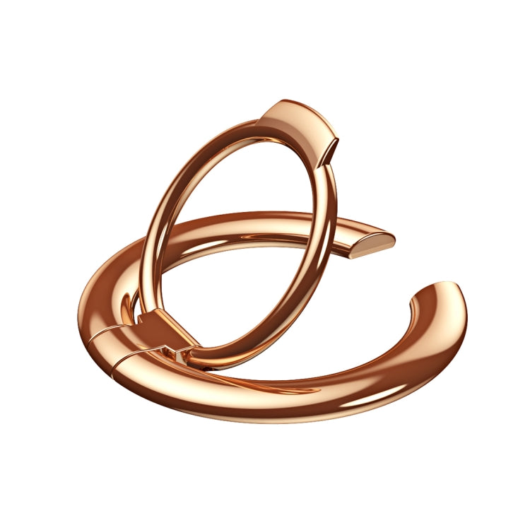 Electroplated Metal Magnetic Ring Holder(Rose Gold) - Ring Holder by buy2fix | Online Shopping UK | buy2fix