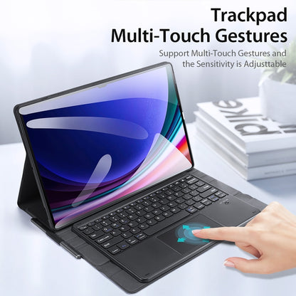 For Samsung Galaxy Tab S9 Ultra / S8 Ultra DUX DUCIS TK Series Wireless Bluetooth Keyboard Tablet Case(Black) - Samsung Keyboard by DUX DUCIS | Online Shopping UK | buy2fix