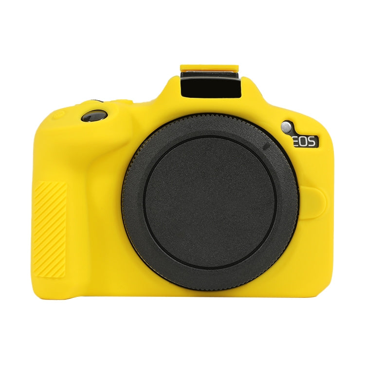 For Canon EOS R50 Soft Silicone Protective Case(Yellow) - Protective Case by buy2fix | Online Shopping UK | buy2fix