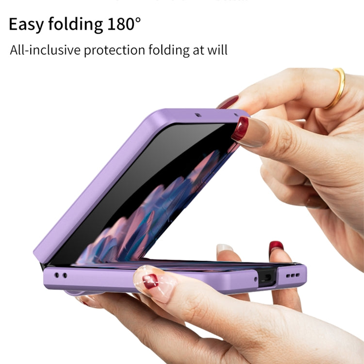 For OPPO Find N2 Flip GKK Integrated Ultrathin with Rotating Cortical Belt Phone Case(Black) - Find N2 Flip Cases by GKK | Online Shopping UK | buy2fix
