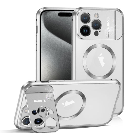 For iPhone 15 Pro Max Aromatherapy Holder Single-sided MagSafe Magnetic Phone Case(White) - iPhone 15 Pro Max Cases by buy2fix | Online Shopping UK | buy2fix