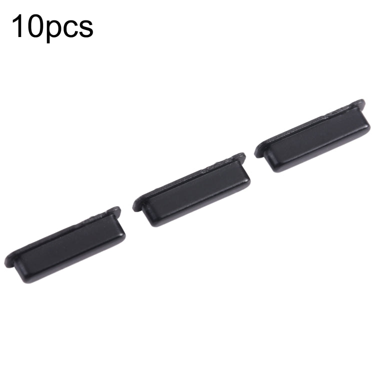 For Samsung Galaxy J6 SM-J600 10pcs Power Button + Volume Control Button(Black) - Home key & Side Key by buy2fix | Online Shopping UK | buy2fix