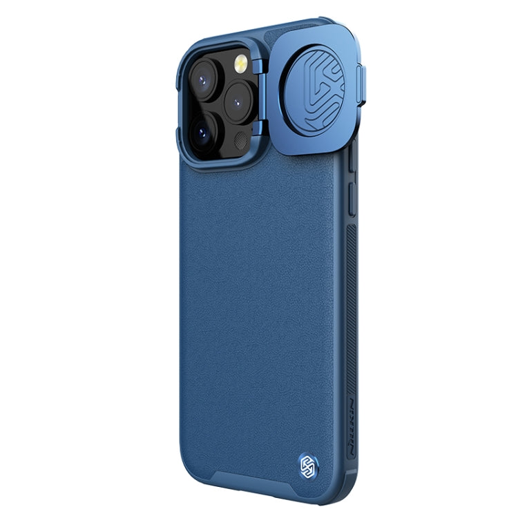 For iPhone 15 Pro Max NILLKIN CamShield Prop Series PC + TPU Phone Case(Blue) - iPhone 15 Pro Max Cases by NILLKIN | Online Shopping UK | buy2fix