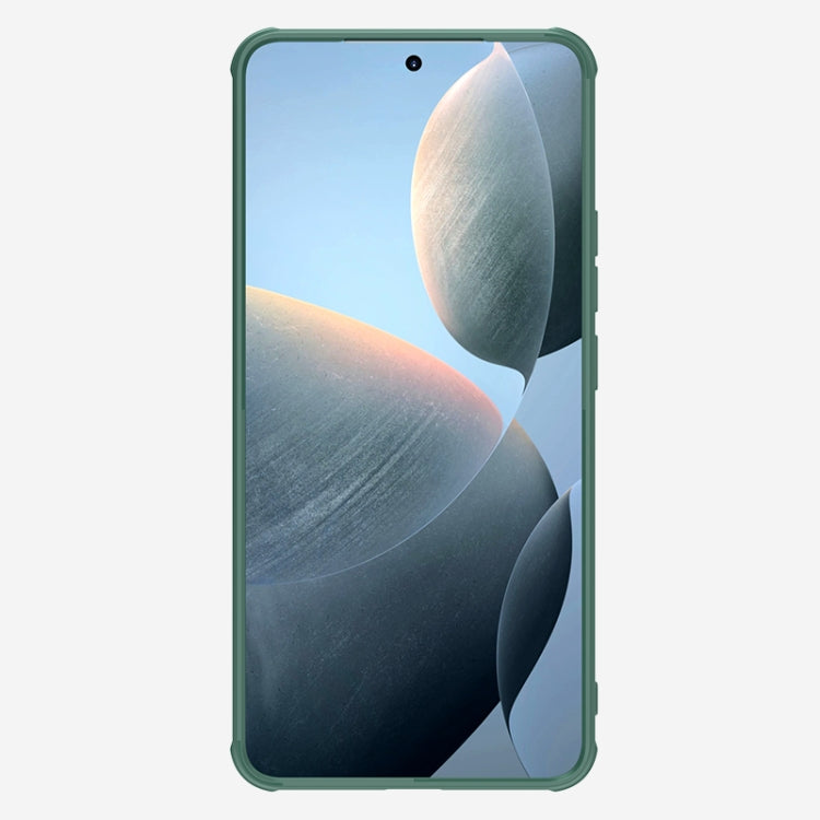 For Xiaomi Redmi K70/K70 Pro NILLKIN Black Mirror Prop CD Texture Mirror Precise Hole Phone Case(Green) - K70 Pro Cases by NILLKIN | Online Shopping UK | buy2fix