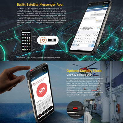 Ulefone Armor 23 Ultra Rugged Phone, 12GB+512GB, 6.78 inch Android 13 MediaTek Dimensity 8020 Octa Core up to 2.6GHz, Network: 5G, NFC, OTG, Satellite Messaging(Umbra Orange) - Ulefone by Ulefone | Online Shopping UK | buy2fix