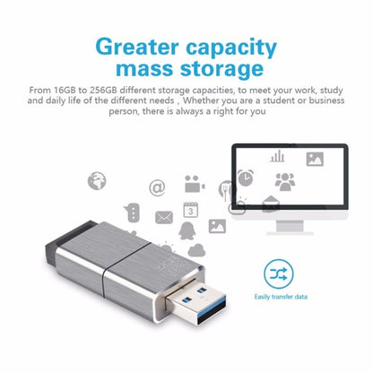 EAGET F90 32G USB 3.0 Interface Metal Flash U Disk - Computer & Networking by EAGET | Online Shopping UK | buy2fix