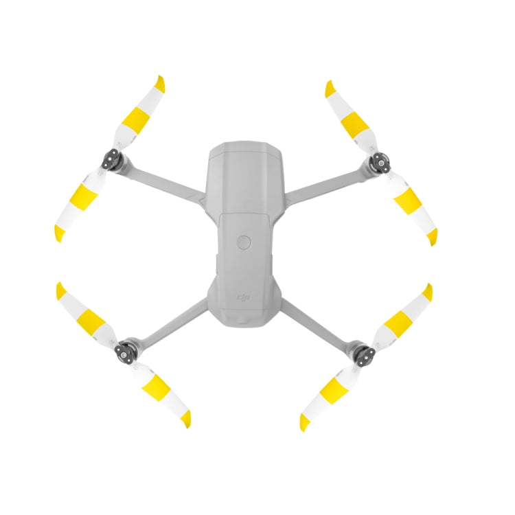 2 Pairs Sunnylife 7238F-2C For DJI Mavic Air 2 Double-sided Two-color Low Noise Quick-release Propellers(Yellow White) - DJI & GoPro Accessories by Sunnylife | Online Shopping UK | buy2fix