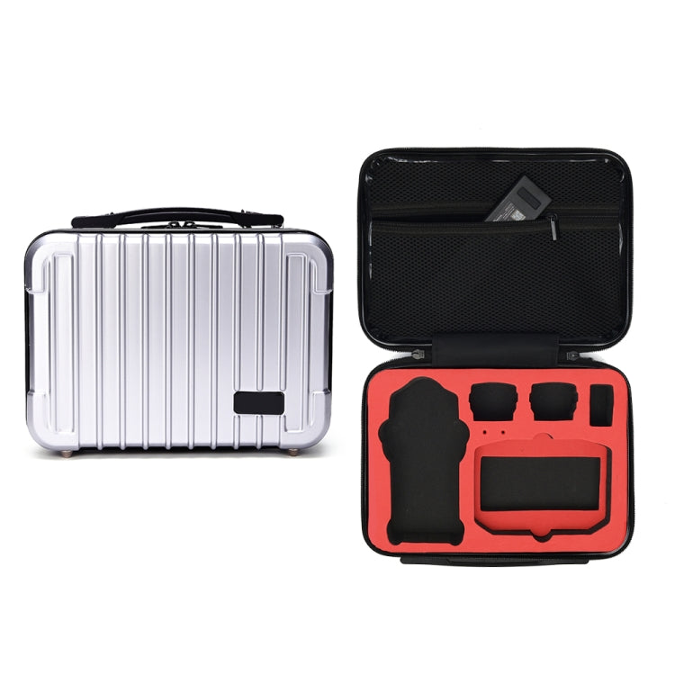 For DJI Mavic Air 2 Shockproof Portable ABS Suitcase Storage Bag Protective Box(Silver) - DJI & GoPro Accessories by buy2fix | Online Shopping UK | buy2fix