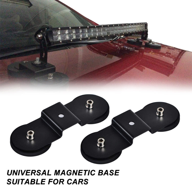 Universal Magnetic Base Powerful Mount Bracket Sucker Holder Roof / Hood LED Light Bar Offroad - In Car by buy2fix | Online Shopping UK | buy2fix
