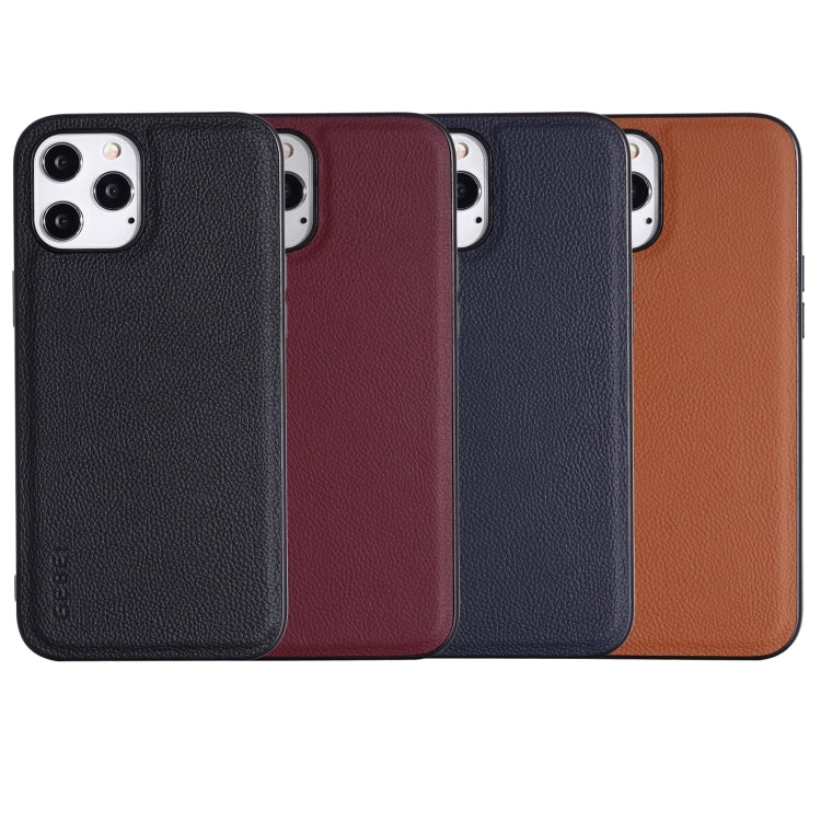 For iPhone 12 Pro Max GEBEI Full-coverage Shockproof Leather Protective Case(Red) - iPhone 12 Pro Max Cases by GEBEI | Online Shopping UK | buy2fix