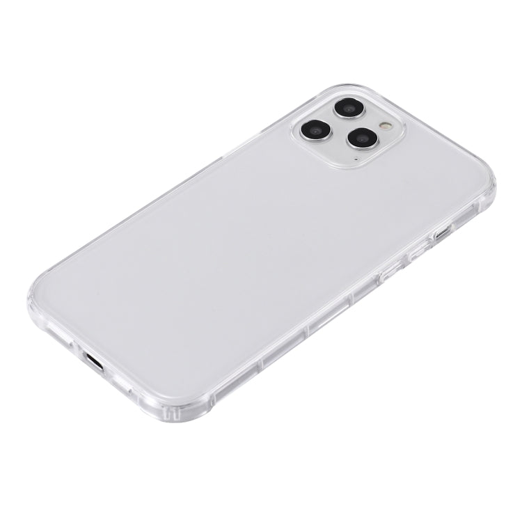 For iPhone 12 Pro Max GEBEI Plating TPU Shockproof Protective Case(Transparent) - iPhone 12 Pro Max Cases by GEBEI | Online Shopping UK | buy2fix