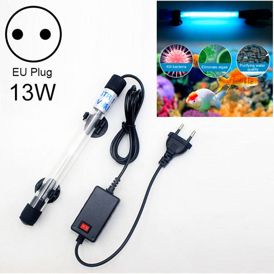 2 PCS 220V 13W UV Ultraviolet Algae Disinfection Fish Tank Lamp, EU Plug - Home & Garden by buy2fix | Online Shopping UK | buy2fix