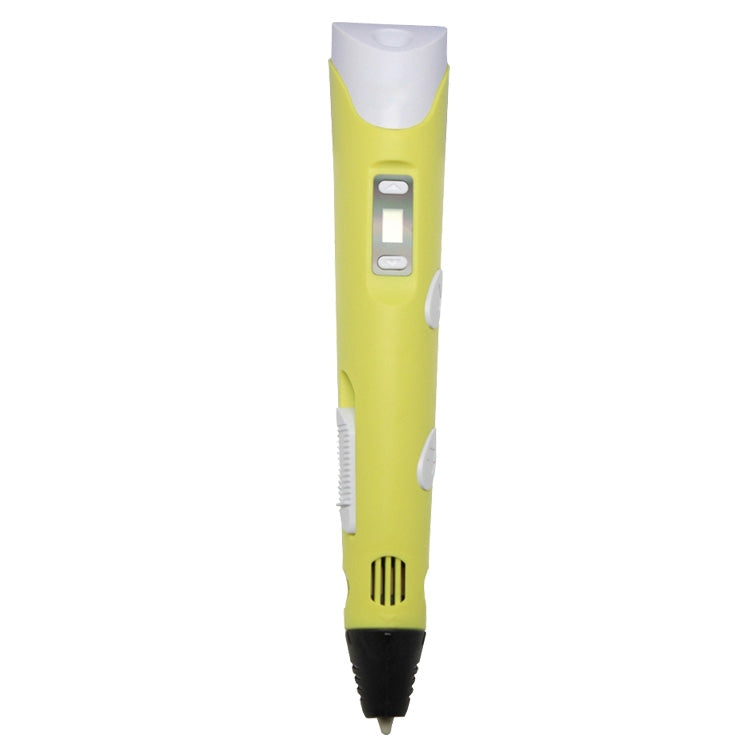 Hand-held 3D Printing Pen, US Plug(Yellow) - Consumer Electronics by buy2fix | Online Shopping UK | buy2fix