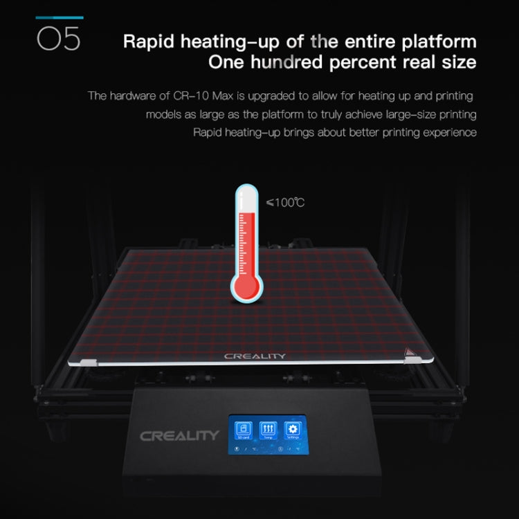 CREALITY CR-10 Max 750W Automatic Leveling Golden Triangle DIY 3D Printer, Print Size : 45 x 45 x 47cm, US Plug - 3D Printer by Creality | Online Shopping UK | buy2fix