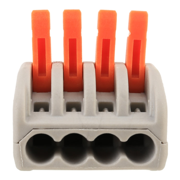 10 PCS 4 Port PCT Series Architectural Wiring Connector LED Lamp Conductor Distributor Junction Box Wire Joint - Connectors & Terminals by buy2fix | Online Shopping UK | buy2fix