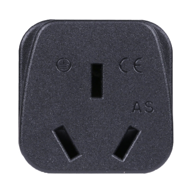 Portable Three-hole AU to UK Plug Socket Power Adapter - Consumer Electronics by buy2fix | Online Shopping UK | buy2fix