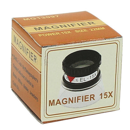 Mini Portable 15X Cylinder Type Jewelry Antique Magnifier - Consumer Electronics by buy2fix | Online Shopping UK | buy2fix