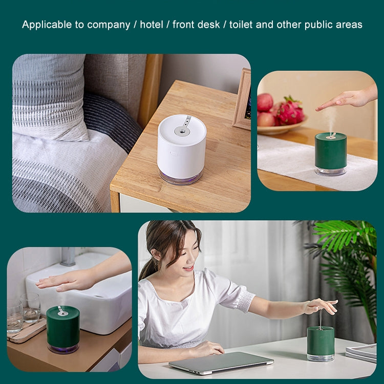 USB Smart Induction Ultrasonic Spray Humidifier with LED Indicator (White) - Home & Garden by buy2fix | Online Shopping UK | buy2fix