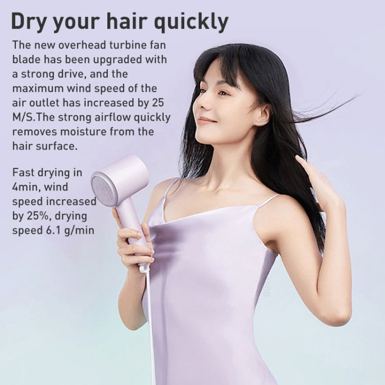Original Xiaomi Mijia H301 Negative Ion Quick Drying Electric Hair Dryer, US Plug (Green) - Hair Dryers & Parts by Xiaomi | Online Shopping UK | buy2fix