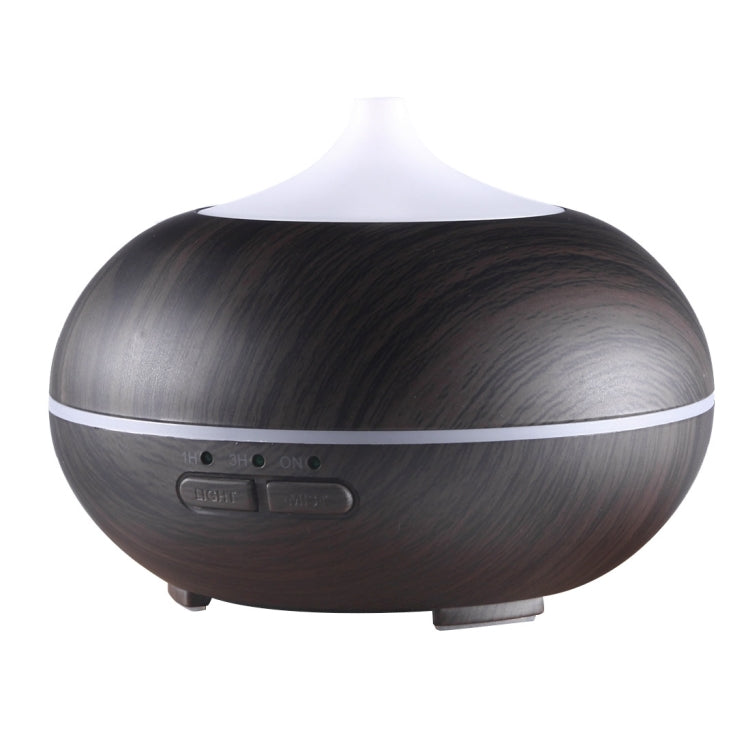 10W 150mL Wood Grain Aromatherapy Air Purifier Humidifier with LED Light for Office / Home Room(Black) - Home & Garden by buy2fix | Online Shopping UK | buy2fix
