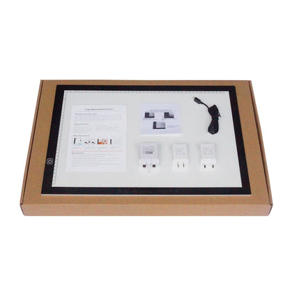 A3 Size 8W 5V LED Ultra-thin Stepless Dimming Acrylic Copy Boards for Anime Sketch Drawing Sketchpad, with USB Cable & Plug - Consumer Electronics by buy2fix | Online Shopping UK | buy2fix