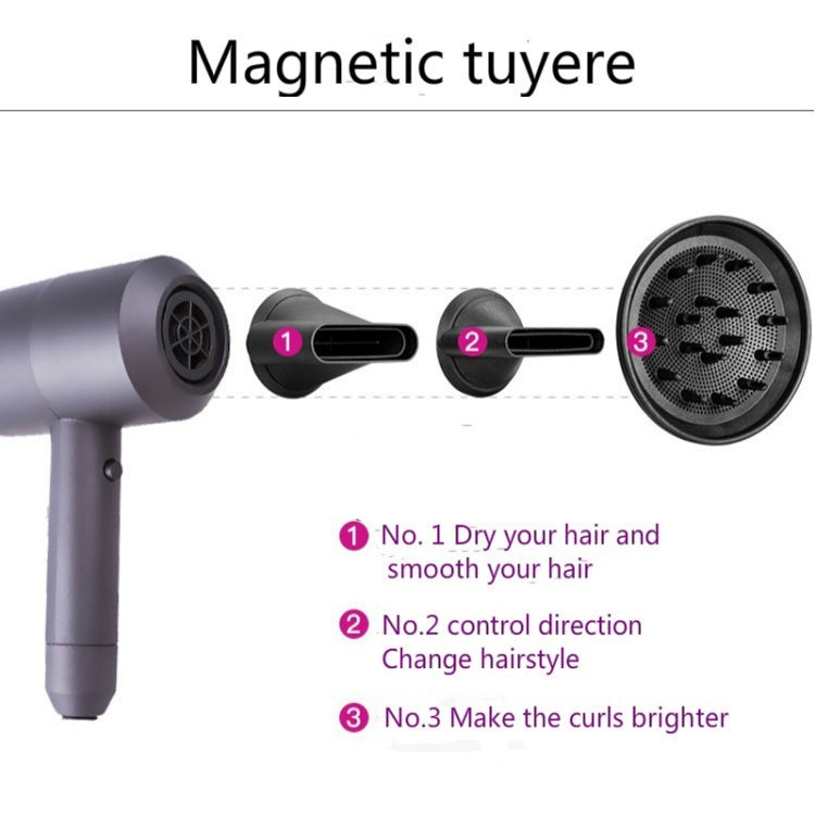 Household High-power Silent  Blow Dryer,Constant Temperature Hot and Cold Negative Ion Hair Drier, US Plug - Hair Trimmer by buy2fix | Online Shopping UK | buy2fix
