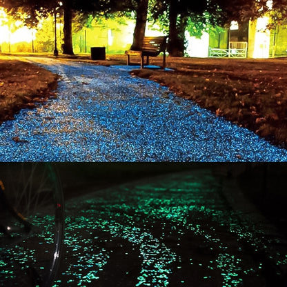 100 PCS Glow in The Dark Garden Pebbles for Walkways & Decoration and Plants Luminous Stones(Emerald) - Home & Garden by buy2fix | Online Shopping UK | buy2fix