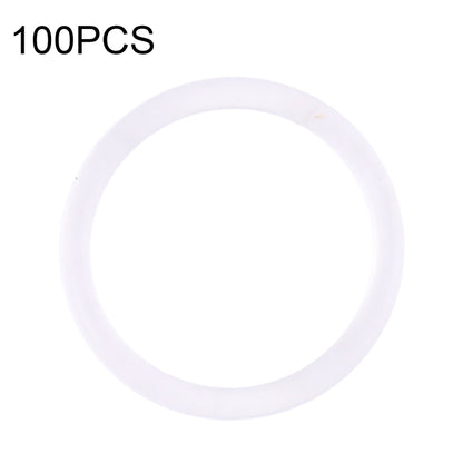 100 PCS Rear Camera Waterproof Rings for iPhone X-12 Pro Max (White) - Others by buy2fix | Online Shopping UK | buy2fix