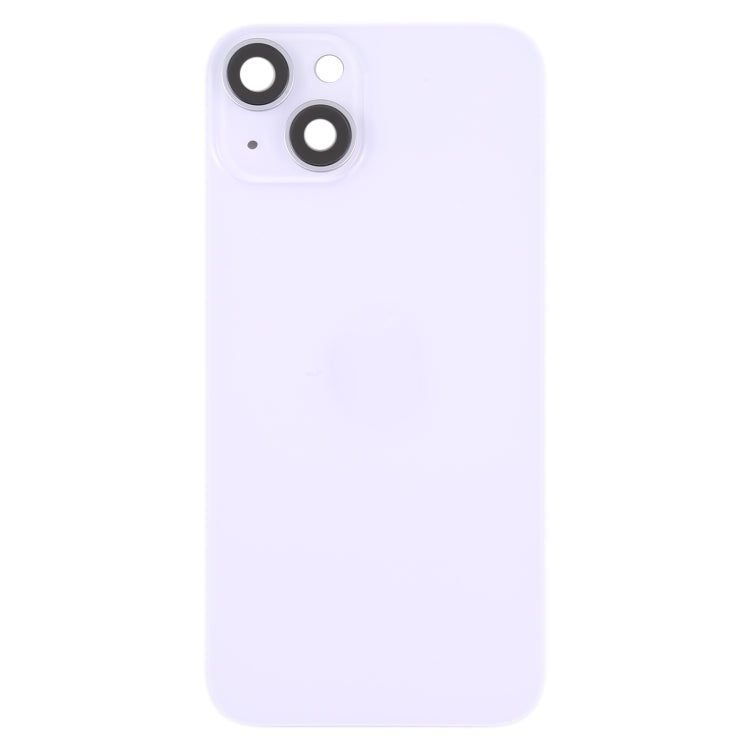 For iPhone 14 Back Housing Cover with Camera Lens(Purple) - Repair & Spare Parts by buy2fix | Online Shopping UK | buy2fix