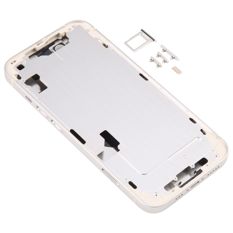 For iPhone 14 Battery Back Cover with Middle Frame / Side Keys(Gold) - Repair & Spare Parts by buy2fix | Online Shopping UK | buy2fix