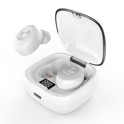 XG-8 TWS Digital Display Touch Bluetooth Earphone with Magnetic Charging Box(White) - TWS Earphone by buy2fix | Online Shopping UK | buy2fix