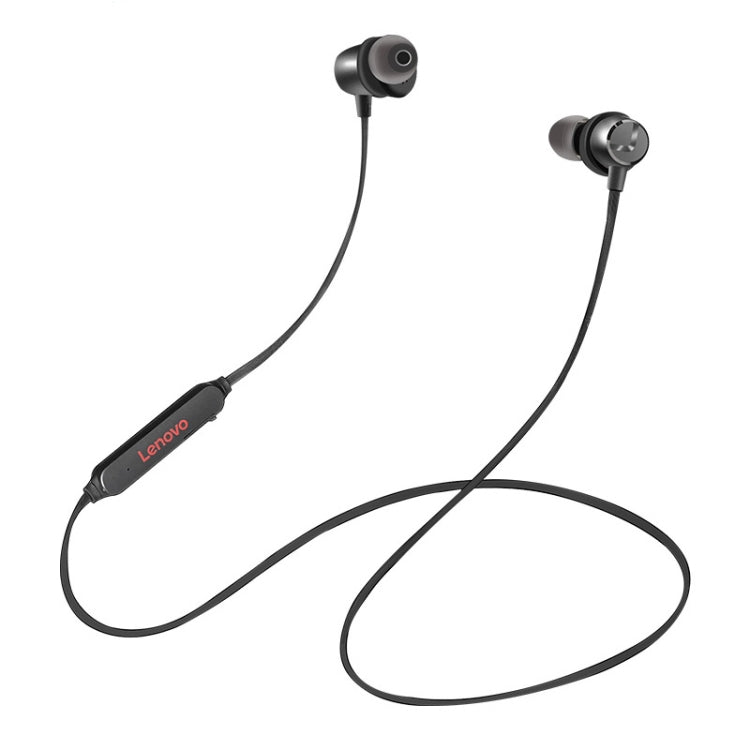 Original Lenovo X1 Magnetic In-Ear Wireless Sports Bluetooth 5.0 Earphone(Black) - Neck-mounted Earphone by Lenovo | Online Shopping UK | buy2fix