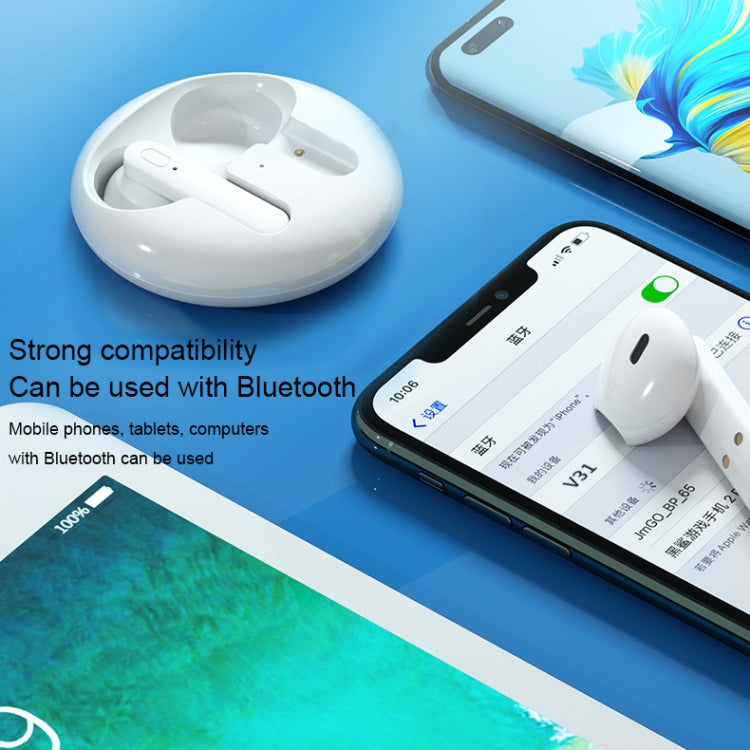 WK V31 Sight Series TWS True Wireless Stereo Bluetooth 5.0 Earphone(White) - TWS Earphone by WK | Online Shopping UK | buy2fix