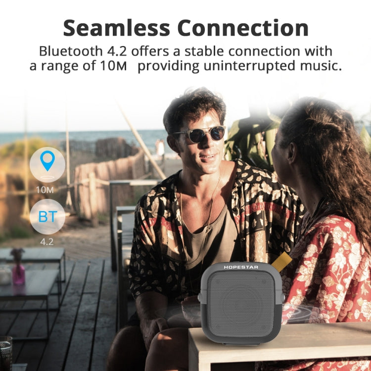 HOPESTAR T5mini Bluetooth 4.2 Portable Mini Wireless Bluetooth Speaker (Black) - Mini Speaker by HOPESTAR | Online Shopping UK | buy2fix