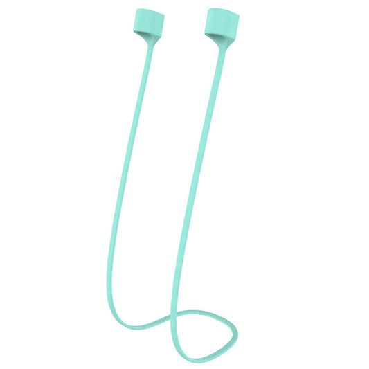 Wireless Bluetooth Headset Anti-lost Rope Magnetic Silicone Lanyard for Apple AirPods 1 / 2(Mint Green) - Apple Accessories by buy2fix | Online Shopping UK | buy2fix
