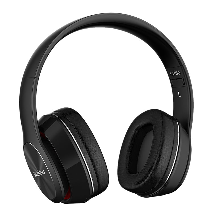 L350 Foldable Wireless Sports Stereo Bluetooth Headset, Supports IOS Power Display & HD Calling & FM & TF Card & 3.5mm AUX (Black) - Headset & Headphone by buy2fix | Online Shopping UK | buy2fix