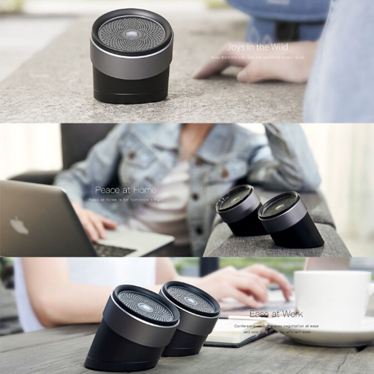 QCY BOX1 Portable Mini Speaker Wireless Music Metal V4.2 Bluetooth Loudspeakers - Mini Speaker by QCY | Online Shopping UK | buy2fix