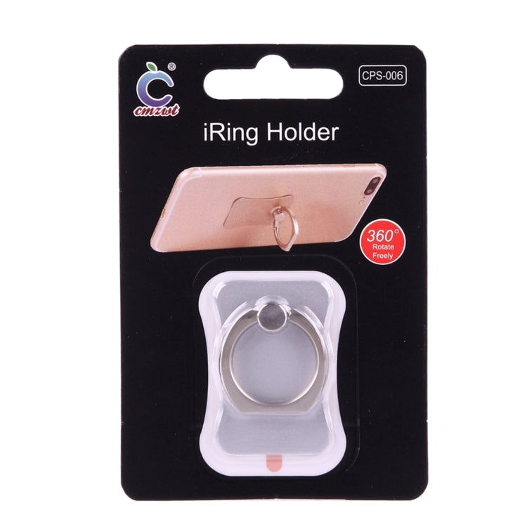 Universal 360 Degree Rotation Ring Phone Holder Stand(Silver) - Ring Holder by buy2fix | Online Shopping UK | buy2fix