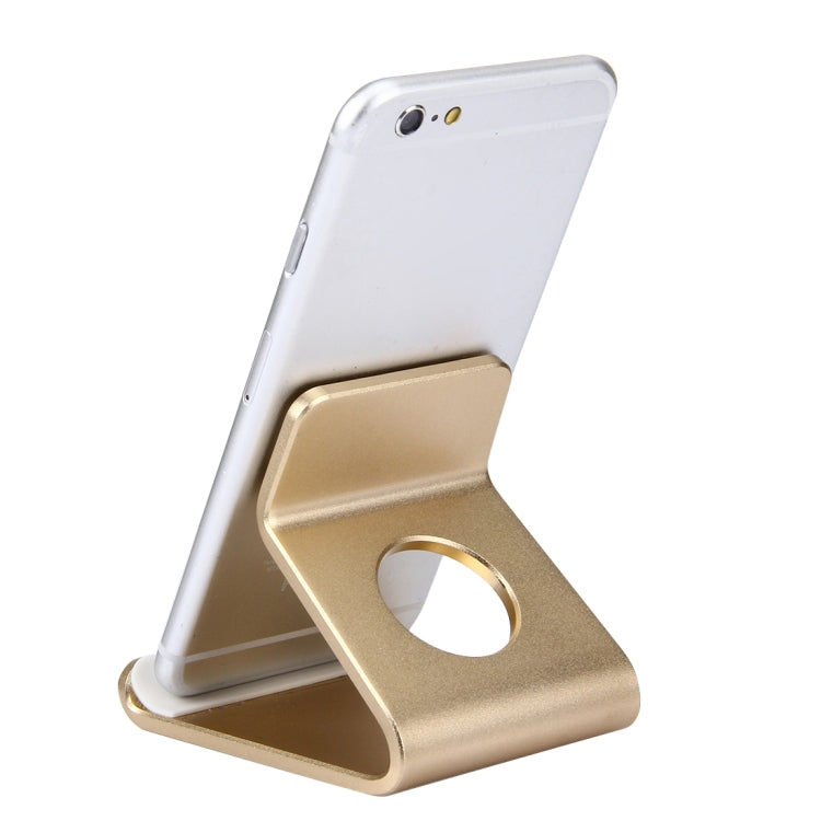 Exquisite Aluminium Alloy Desktop Holder Stand DOCK Cradle For iPhone, Galaxy, Huawei, Xiaomi, LG, HTC and 7 inch Tablet(Gold) - Desktop Holder by buy2fix | Online Shopping UK | buy2fix