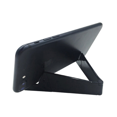 V Shape Universal Mobile Phone Tablet Bracket Holder (Black) - Desktop Holder by buy2fix | Online Shopping UK | buy2fix