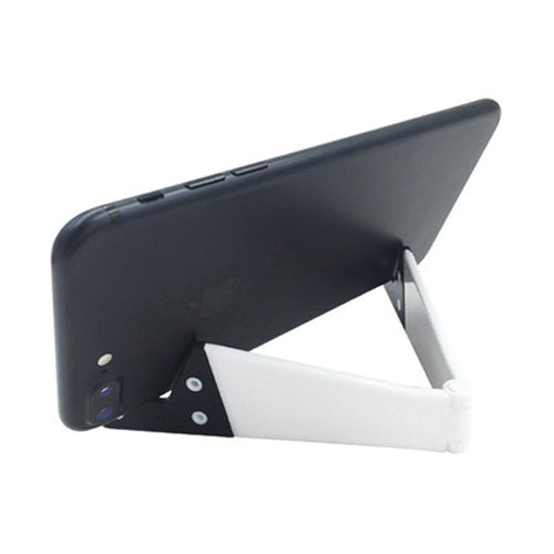 V Shape Universal Mobile Phone Tablet Bracket Holder (White) - Desktop Holder by buy2fix | Online Shopping UK | buy2fix