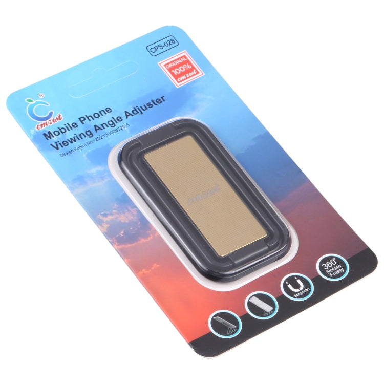 cmzwt CPS-028 Adjustable Folding Magnetic Mobile Phone Desktop Holder Bracket(Gold) - Desktop Holder by buy2fix | Online Shopping UK | buy2fix