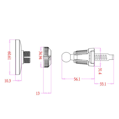 wlons Air Outlet Transparent Magnetic Car Holder - Car Holders by wlons | Online Shopping UK | buy2fix