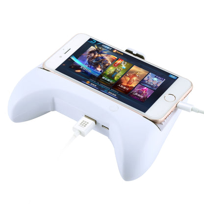 CCF-013 Multi-function 3 in 1 Phone Gamepad Holder Handle with Charging / Radiating, For iPhone, Galaxy, Huawei, Xiaomi, LG, HTC, Sony, Google and other Smartphones(White) - Cooling Fan Radiator by buy2fix | Online Shopping UK | buy2fix